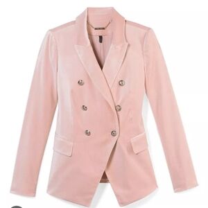 White House Black Market, Pale Pink Double-Breasted Women's Blazer, Sz. 6